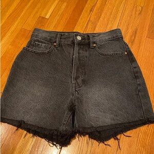 Pacsun 90’s Girlfriend Black Denim Shorts